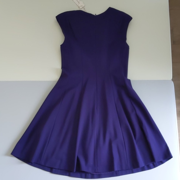 NWT Rebecca Taylor Caley Dress in Aubergine - Picture 6 of 13